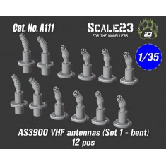 1/35 AS3900 VHF Nato Antennas Set #1 Bent #1 (2pcs)