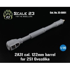 1/35 2A31 122mm Gun Barrel for 2S1 Gvozdika