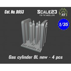 1/35 Gas Cylinder 8L New Type (4pcs)