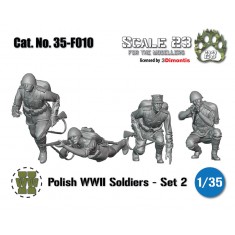 1/35 WWII Polish Soldiers - Set 2 (4 figures)
