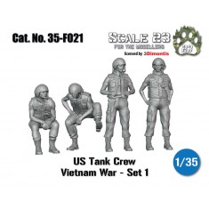 1/35 US Tank Crew Vietnam War Set 1 (4 figures)