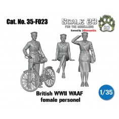 1/35 WWII British WAAF Female Personel (3 figures)