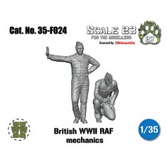 1/35 WWII British RAF Mechanics (2 figures)