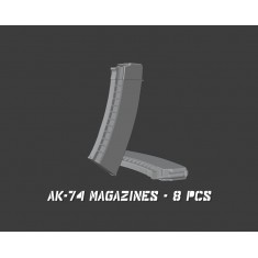 1/35 AK-74 Magazines - 8Pcs