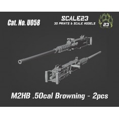 1/35 M2Hb .50 Cal (2pcs) Heavy Machine Gun