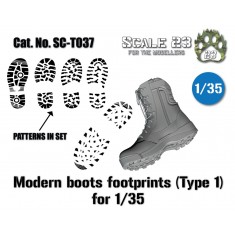 1/35 Modern Boot Footprint Tool (Type 1, 3D Printed)