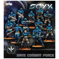 1/48 (35mm Scale) Fallen Frontiers Combat Forces Saix Figures Set