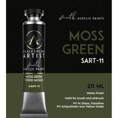Moss Green (20ml Tube) - Artist Range Smooth Acrylic Paint