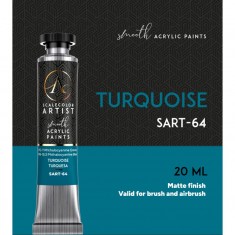 Turquoise (20ml Tube) - Artist Range Smooth Acrylic Paint