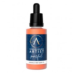 Orange Ink (17ml) - Artist Range Powerful Acrylic Ink