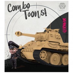 German Combo Toon - Meng Q Tank Panther V & Scale75 Figure "Rocky Star Cooper"