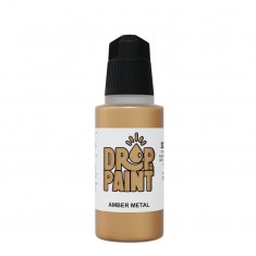 Drop & Paint Range Acrylic Colour - Amber Metal (17ml)
