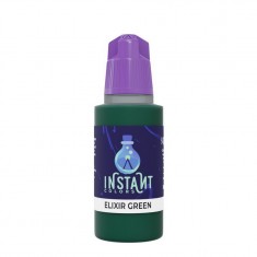 Acrylic Paint - Instant Colors #Elixir Green (17ml, Rapid Application, Matt Finish)