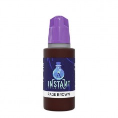 Acrylic Paint - Instant Colors #Rage Brown (17ml, Rapid Application, Matt Finish)