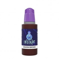 Acrylic Paint - Instant Colors #Demon Brown (17ml, Rapid Application, Matt Finish)