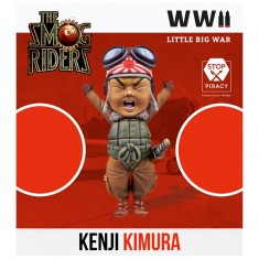 The Smog Riders - WWII Little Big War Japanese Pilot Kenji Kimura (height: 35mm)