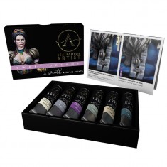 Scalecolor Artist Acrylic Paint Set - Sweet Dreams (6 Tubes, 20ml Each)