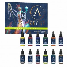 Scalecolor Artist Acrylic Paint Set - Monster's Ink (12x 17ml)