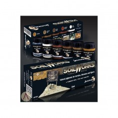 Natural Pigments for Terrains, Dioramas & Figures - Soil Works Terrain Series 1 (6 x 32ml)