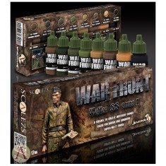 Acrylic Paints Set - Waffen SS Camouflage I (8 x 17ml)