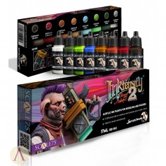 Acrylic Paints Set - Inktensity 2 (8 x 17ml)