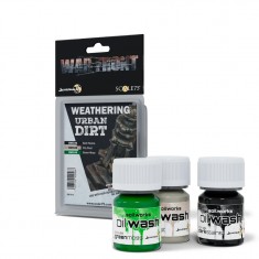 Warfront Oil Wash Set - Weathering Urban Dirt (3x 30ml)