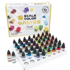 Scalecolor Games Acrylic Paints Full Collection #Greed (48 colours, each 17ml)