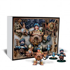 1/48 (35mm) The Smog Riders: Steam War Chibi Miniatures - Fat Bob Mecha