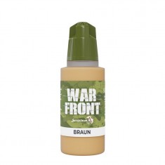 Acrylic Paint - Warfront #Braun (17ml, Matt Finish)