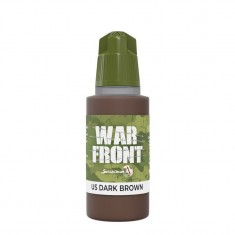 Acrylic Paint - Warfront #US Dark Brown (17ml, Matt Finish)