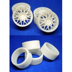 1/24 21'' R Form Wheels with Resin Tyres