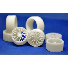 1/24 22'' SV-F Wheels with Resin Tyres for Revell Porsche Panamera