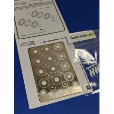 1/24 14mm PE Brake set Type C with Brake Calipers for Fujimi/Aoshima/Tamiya kits