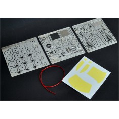 1/24 Audi R8 LMS GT3 PE and Mask sheet for NUNU kit