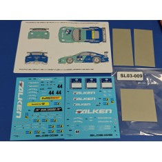 1/24 Falken Motorsport Team Decal with Falken Stripes Masking
