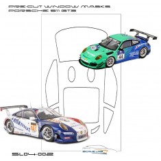 1/24 Porsche 911 GT3R Window Mask sheet