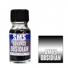 Acrylic Lacquer Paint - Advance Metallic OBSIDIAN (10ml)