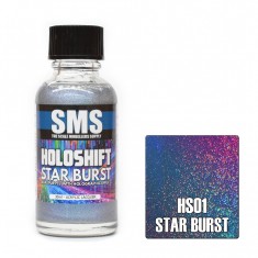 Acrylic Lacquer Paint - Holoshift #Star Burst (blue/purple with holographic effect) 30ml