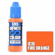 Water-based Urethane Paint - Infinite Colour #FIRE ORANGE (20ml)