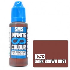 Water-based Urethane Paint - Infinite Colour #DARK BROWN RUST (20ml)