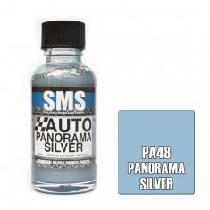 Acrylic Lacquer Paint - Auto Colour #Panorama Silver (30ml, metallic)
