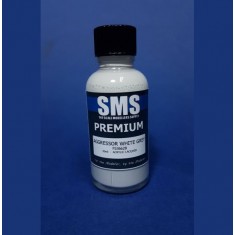 Acrylic Lacquer Paint - Premium Aggressor White Grey (30ml)