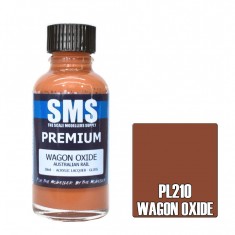Acrylic Lacquer Paint - Premium Wagon Oxide Red (30ml)
