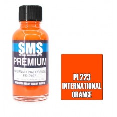 Acrylic Lacquer Paint - Premium International Orange FS12197 (30ml)