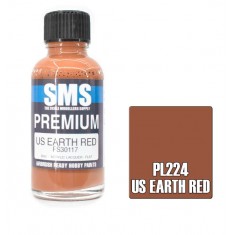 Acrylic Lacquer Paint - Premium US Earth Red FS30117 (30ml)