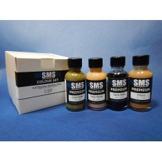 Acrylic Lacquer Paints Set - Australian Modern Camouflage Colour (4 x 30ml)