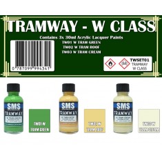 Acrylic Lacquer Paint Set - W Class Tramway (3x 30ml)
