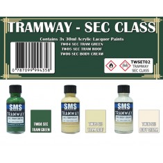 Acrylic Lacquer Paint Set - Sec Class Tramway (3x 30ml)