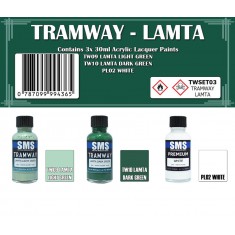 Acrylic Lacquer Paint Set - Lamta Tramway (3x 30ml)