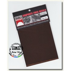 1/24 Carbon Fiber Twill Weave Black on Bronze Decals